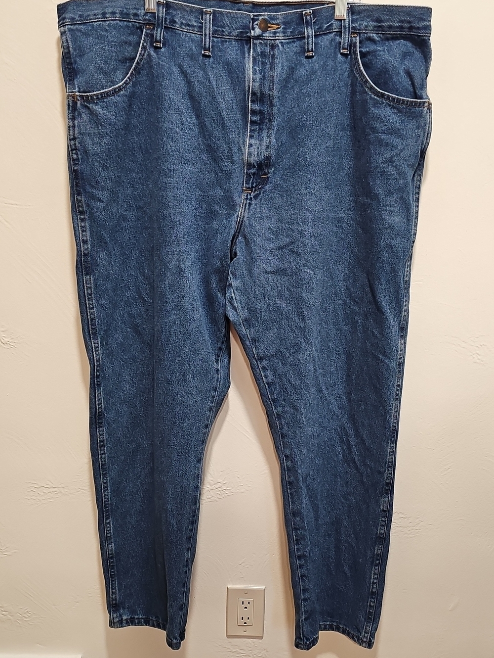 Rustler Men's Dark Blue Relaxed Jeans
